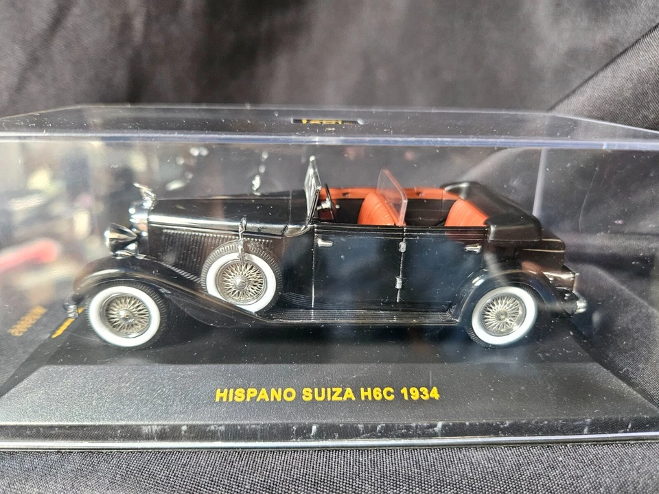 ixo 1934 Hispano Suiza H6C Negro Escala 1:43 Inv. #4447 Foto 2 de 4