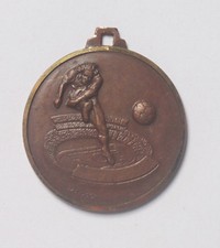 MEDAGLIA  FIRMATA  BANDOLI  CALCIO