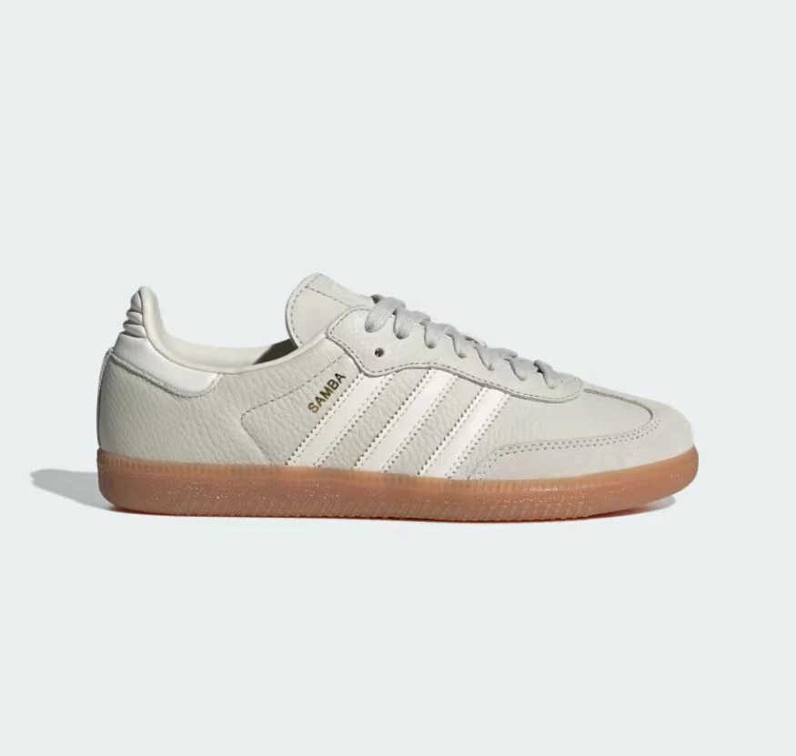 W Adidas Samba OG Aluminium Chalk White Wonder Beige IE7013 Women Sneakers