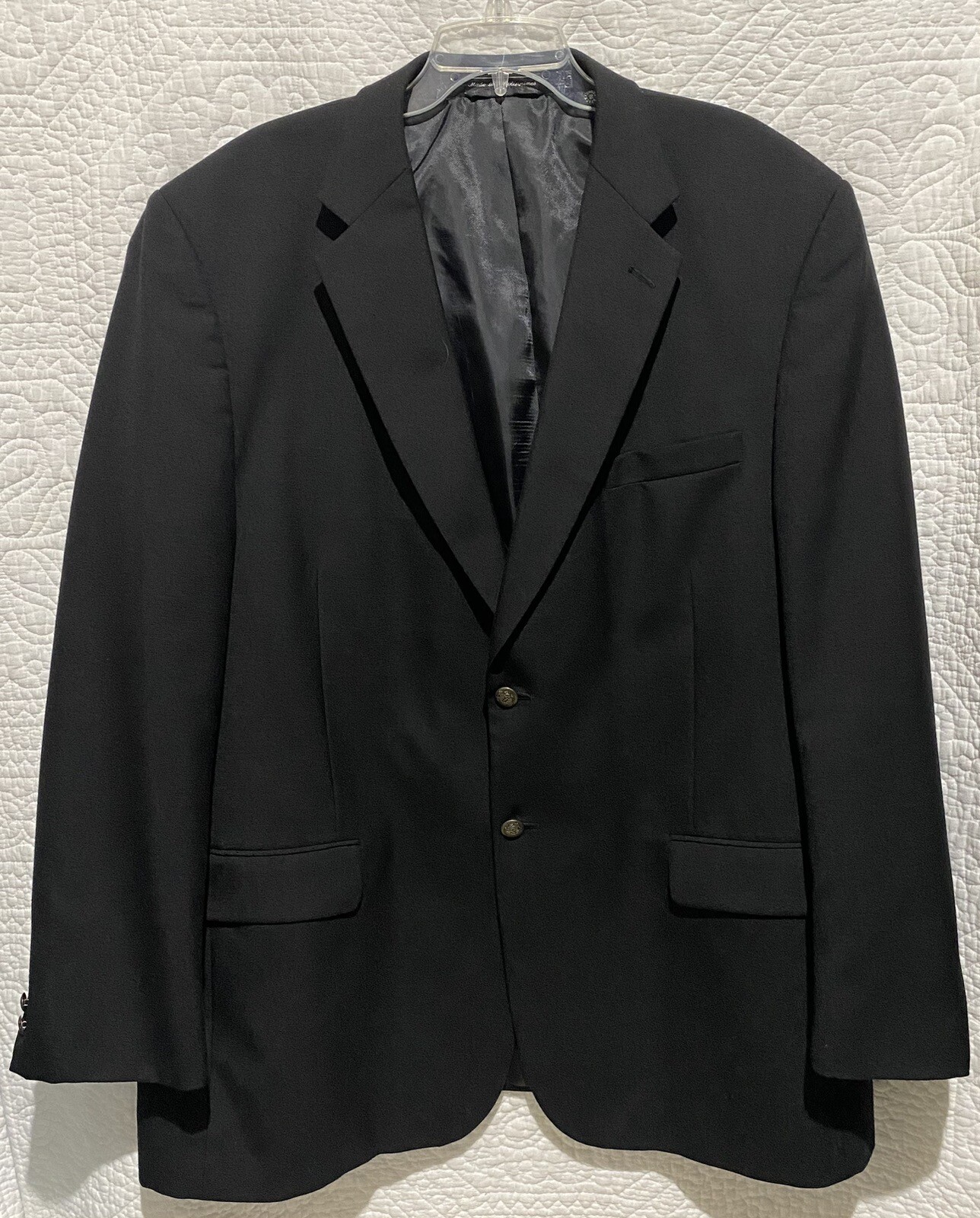 FILA Giacca blazer da uomo 48L Black Boat Ho Row