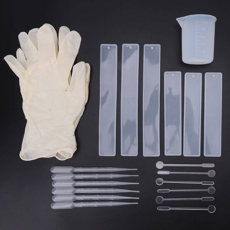 Set Rectangular Silicone Mold Epoxy Resin Mould DIY