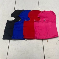 Multicolor 4-Pack Full Face Mask Fleece Inside Adult OS Fits Most