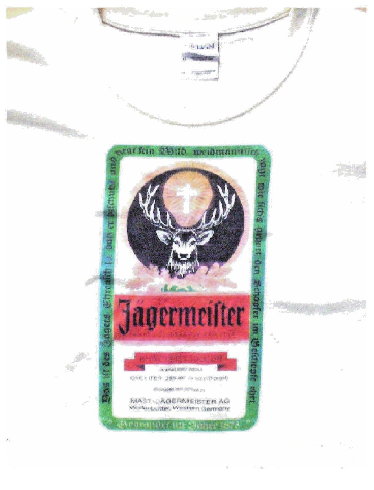 Jagermeister T-shirt/full-color print on 100% natural cotton