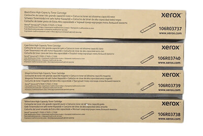 4 x Original Toner XEROX VersaLink C7020 C7025 C7030 / 106R03737 -106R03740 HIGH