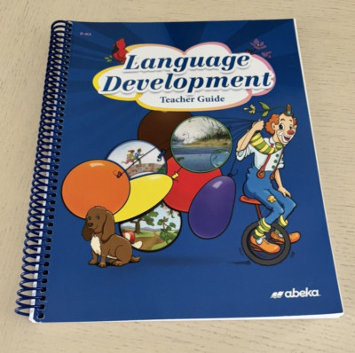 Abeka Language Development Teacher Guide P-K4  Spiral Bound EUC