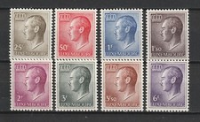 LUXEMBOURG - N° Yvert 660/667 Neufs XX / Série 1965/66 Grand Duc Jean