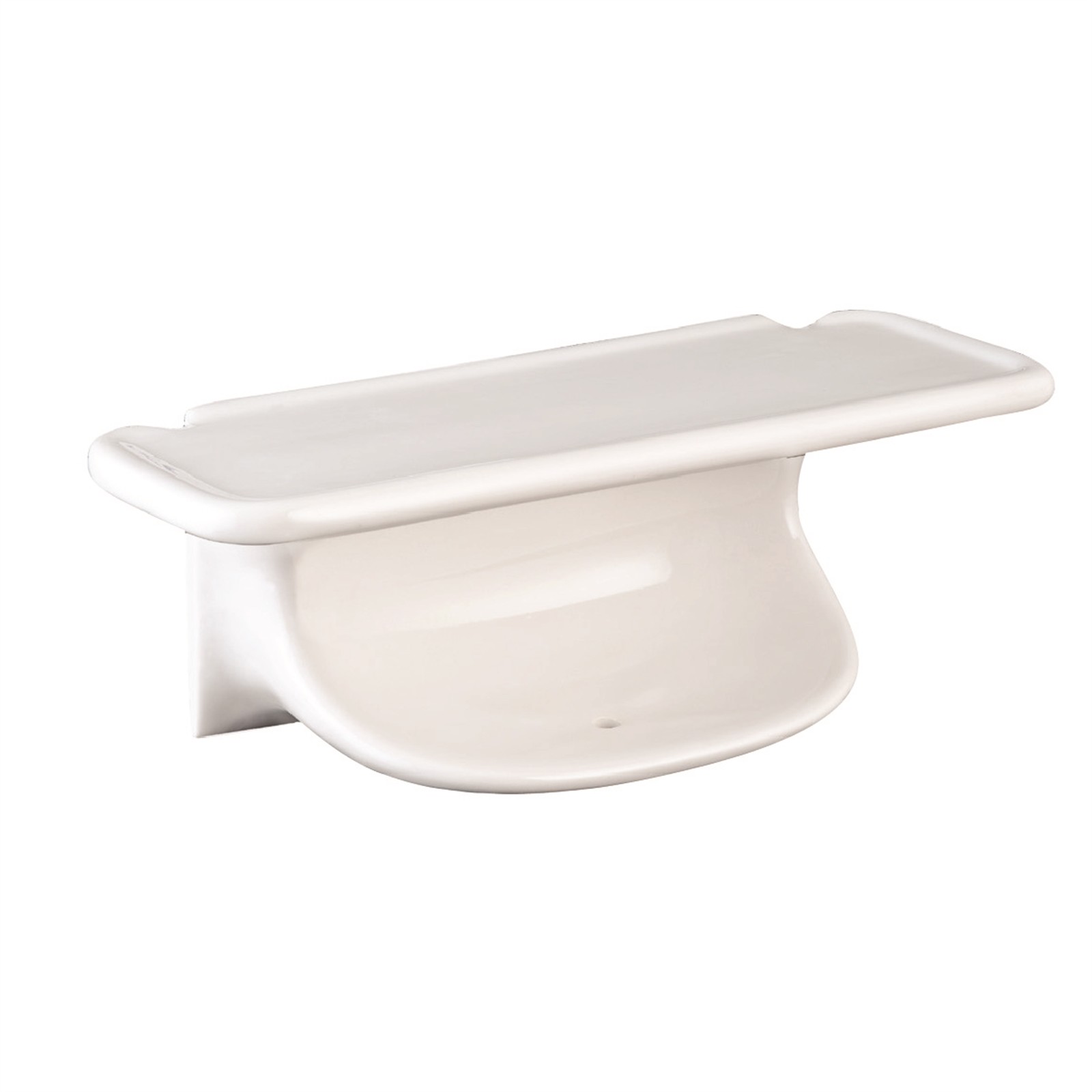 DTA DUAL SHELF CERAMIC SOAP HOLDER White *Australian Brand Small Or