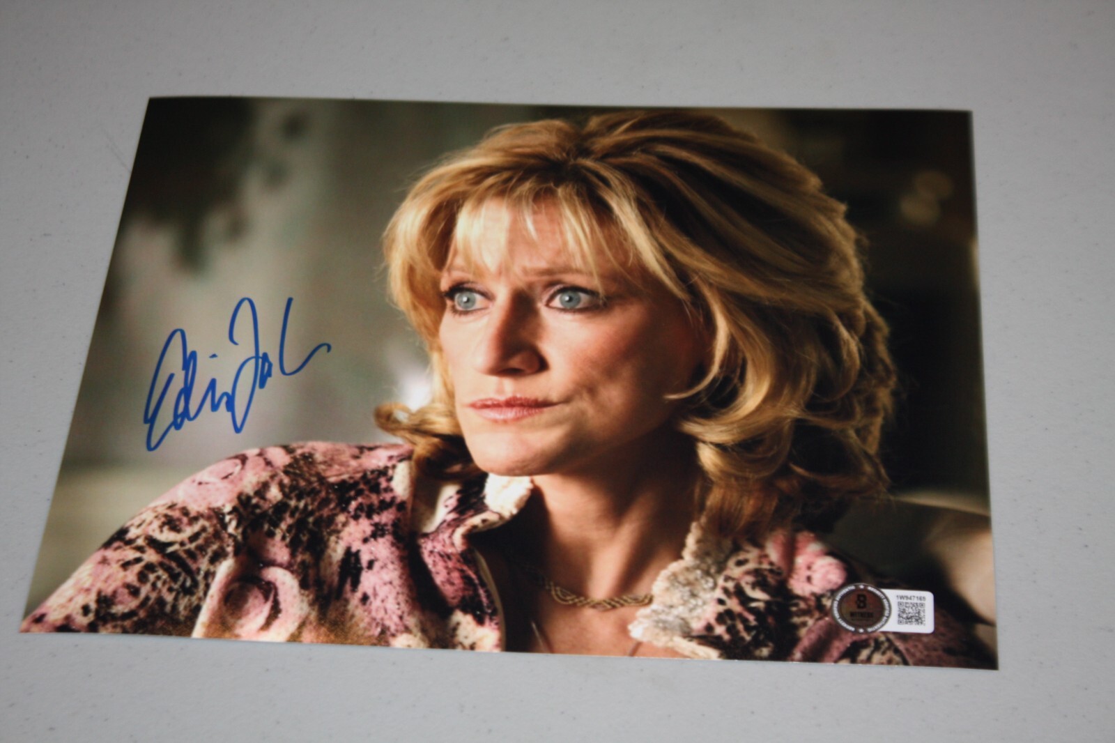 EDIE FALCO Autographed Signed Sopranos 8x10 Photo 'Carmela Soprano' Pose 1 BAS 