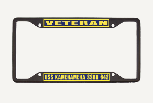 Telaio targa USS KAMEHAMEHA SSBN 642 auto militare-camion-RV VETERINARIO - Foto 8 di 8