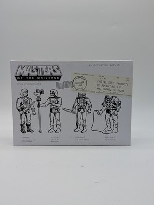 SDCC 2015 Super7 Reaction He-Man MOTU Stage 1 Prototype 4 Figure Set 