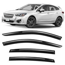 Incredibly Durable Rain Guards Compatible with For Impreza 17-23 Hatchback