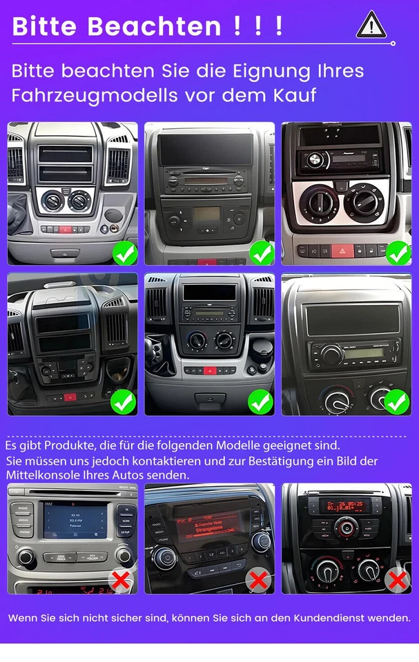 10.1" Für Fiat Ducato 2006-2023 Android 13.0 Autoradio Navi Apple CarPlay 4+64GB - Bild 4 von 4