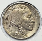 1913 Type 2 5c Buffalo Nickel ** Rotated Die ** RXKHK3191 ** Nice Full Horn!