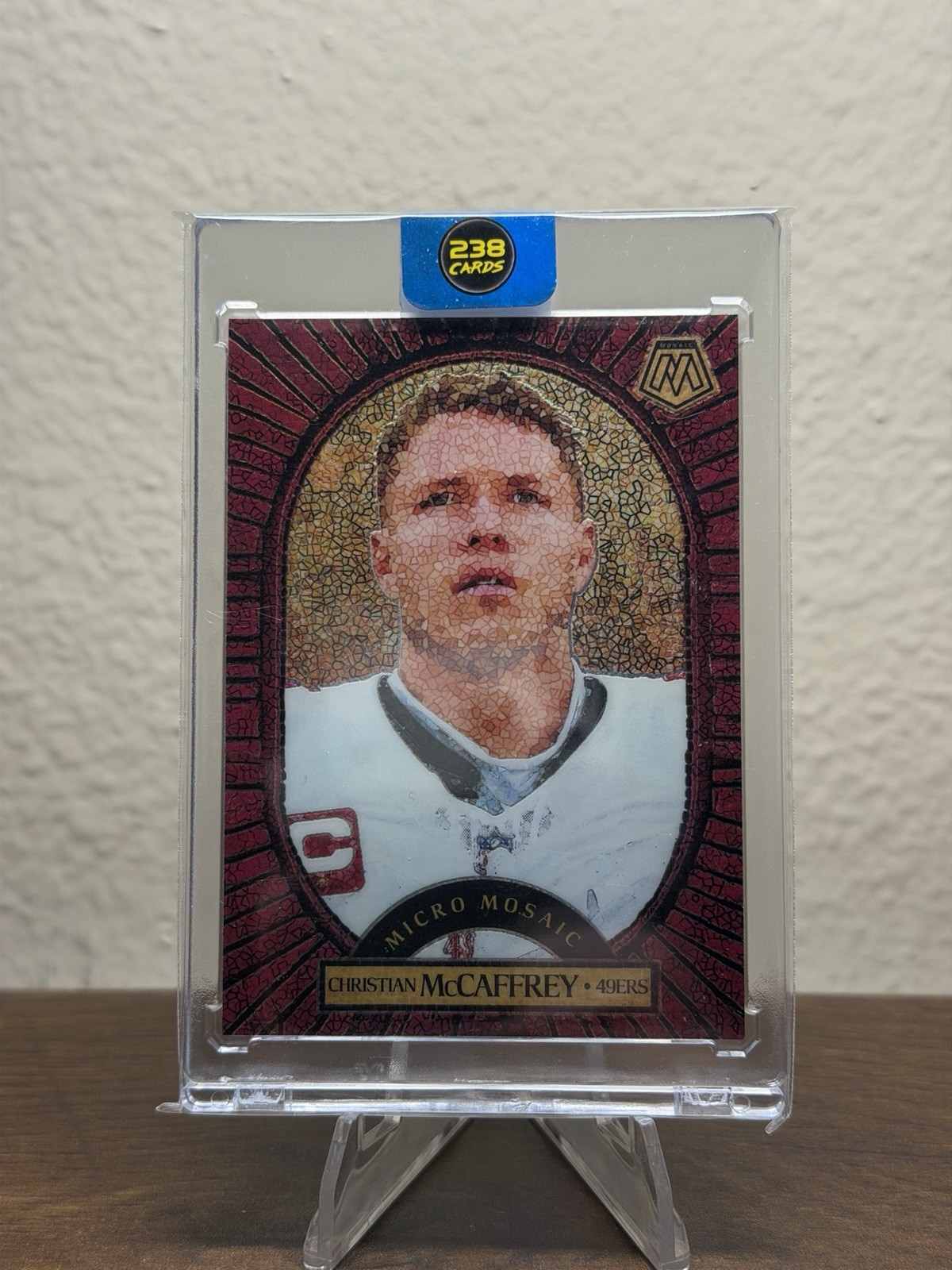 2025 Panini Mosaic Football - Christian McCaffrey - Micro Mosaic SSP - 49ers