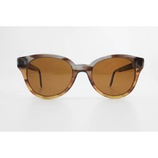 Kirkland Signature Sunglasses Grey Brown Fade Cat Eye Made in Italy 51/20 145