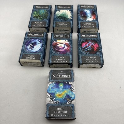 Android Netrunner LCG: Data Pack Lot (7)- New & Sealed In Boxes