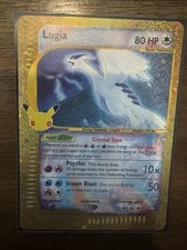 Lugia Aquapolis Crystal Type Secret Rara Holo 149/147 Inglese 30° Anniversario