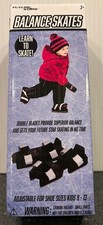 Future Stars Double Runner youth shoe sz 9 - 13 Ice Balance Skates Buckle Straps