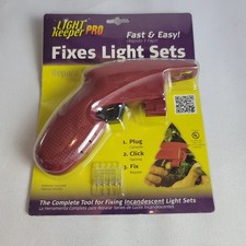 Light Keeper Pro Quick Fix Tool for Incandescent Light Sets Pre-Lit Trees New