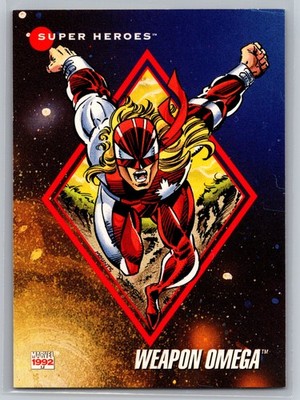 1992 Marvel Universe Series III #8 Weapon Omega Alpha Flight Heroes Impel Card