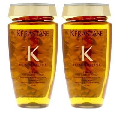 Elixir Ultime Le Bain Shampoo by Kerastase for Unisex - 8.5oz - Pack of 2