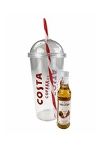 Costa Coffee Iced Coffee Gift Set Reusable Cup Straw Syrup Set Christmas Gift