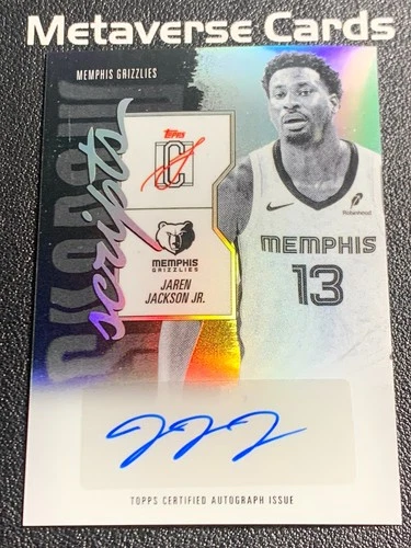 2025 Topps Signature Jaren Jackson Jr. Base (RAW)
