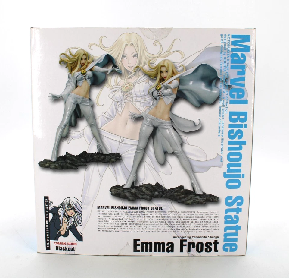 Emma Frost Marvel Bishoujo Statue 2010 Kotobukiya Factory Sealed - Image 3 of 4