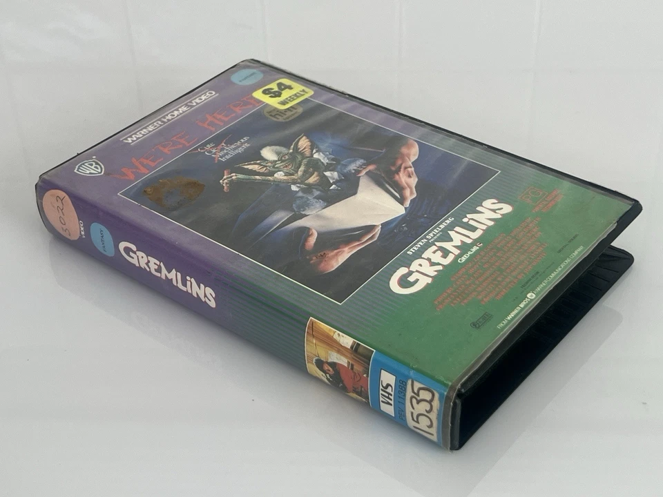 Gremlins (1985) VHS Horror Comedy Big Box Warner Home Video - Image 4 of 4