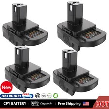 USB Adapter Converter for Dewalt 20V Milwaukee Convert to Ryobi 18V ONE Tool