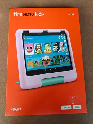 Amazon Fire HD10 Kids Tablet 13th Gen 2023 Release 32GB - Pink for
