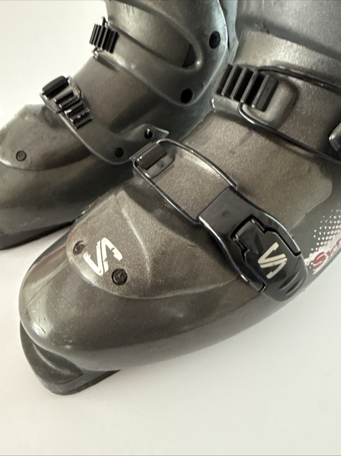 Scarponi da sci Salomon Symbio 500 grigi da uomo taglia US 12 5 Mondo 30