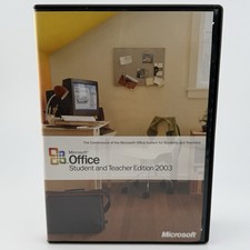 Microsoft Office Student and Teacher Edition 2003 Word Excel w/Key