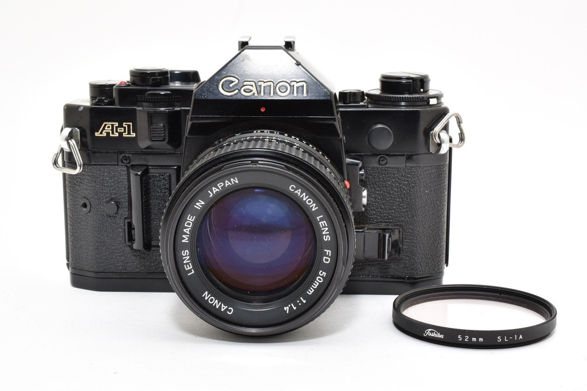 DDP US Canon A-1 35mm SLR Film Camera W/Lens #956503 HTT 183-47-1
