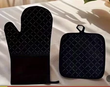 2pc Non-slip Oven Glove And Pot Holder Brand New