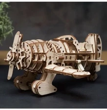 Mad Hornet Airplane Mechanical Plywood Model 7252 DIY Building Wood Craft Kits