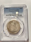 1866 S Good PCGS Seated Liberty Half Rare