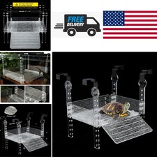 Turtle Basking Dock for 20 to 55 Gallon Tanks with Adjustable Height Features