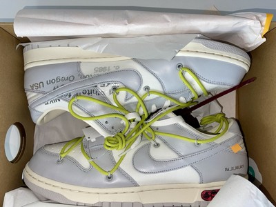 NIKE QS OFF WHITE PRM DUNK LOW LOT 43 OF 50 MEN'S SHOES NEW DS SIZE 13