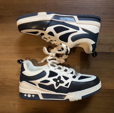 Louis Vuitton LV Skate Sneaker Marine Blue White Men s Size 10