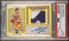 2021 Panini Obsidian Austin Reaves #202  Rookie Patch Auto Yellow Flood /10 RPA