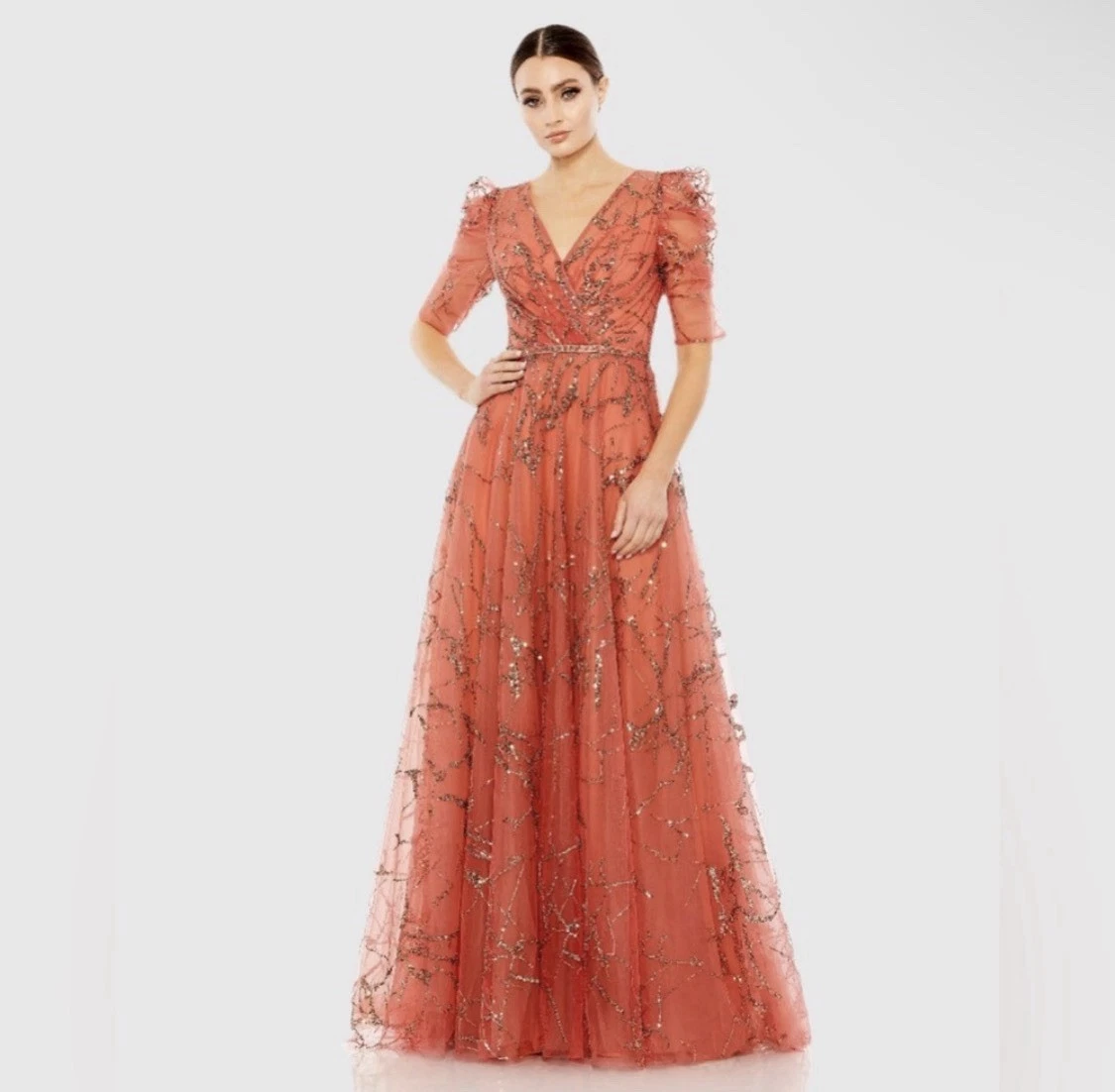 Orange Mother of the Bride Clothing for sale | eBay