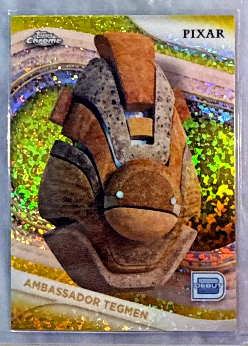 Embajador Tegmen 2025 Topps Cromo Disney Amarillo Mini-Diamantes Debut #138 Elio