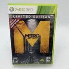 Metro: Last Light Limited Edition Xbox 360 Complete CIB + Inserts
