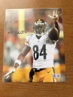 Antonio Brown Signed 8x10 Photo Pittsburgh Steelers Beckett Witness COA BAS Auto