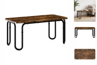 Couchtisch Kaffeetisch Beistelltisch Wohnzimmertisch GeräUcherte Eiche 100X50X45
