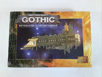 OOP GW Battlefleet Gothic Imperial Retribution Class Battleship NEW SEALED Box