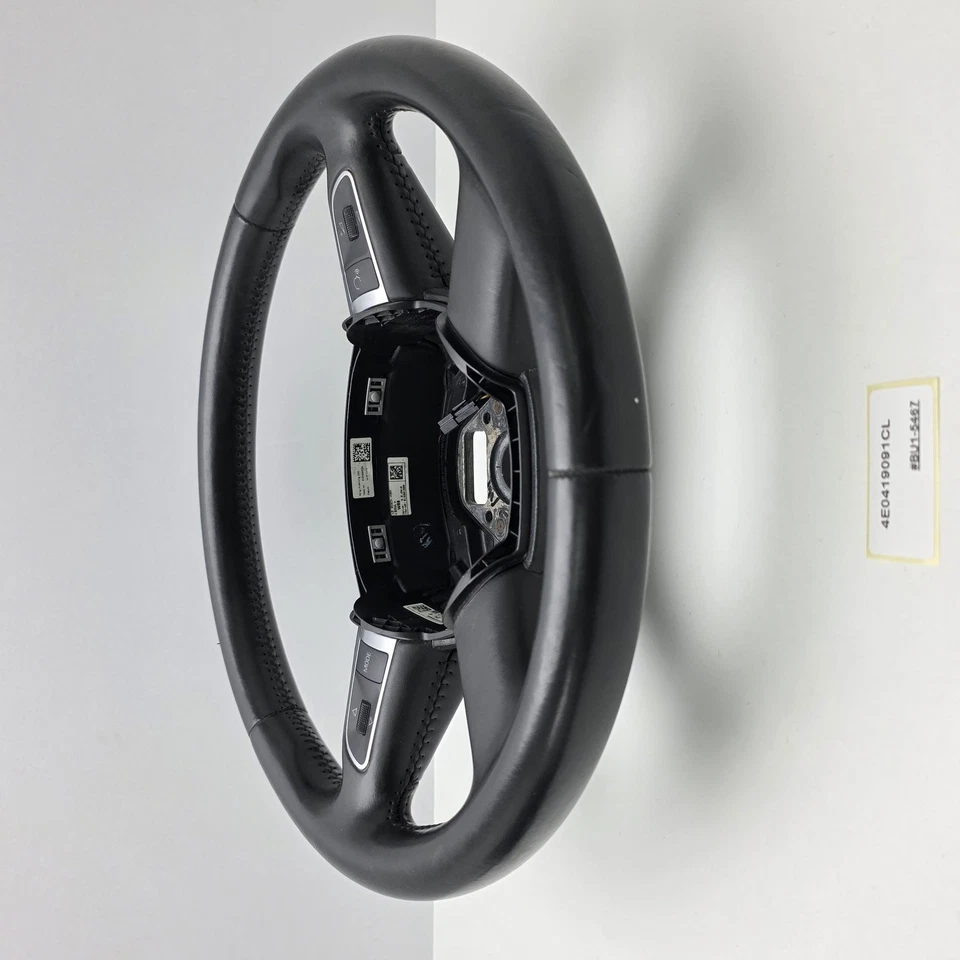2006-2015 Audi Q7 4-Spoke Leather Steering Wheel 4E0419091CL - Image 3 of 4