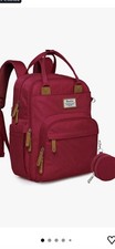 Diaper Bag Backpack, RUVALINO Multifunction Travel Back Pack Maternity Purplish