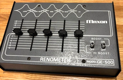MAXON GE-500 Renometer Graphic Equalizer Guitar Effect Box | eBay